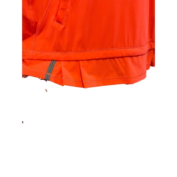 Lululemon Women’s Long Sleeve Hooded 1/2 Zip Popover Jacket Neon Coral Size 4 - Picture 3 of 9